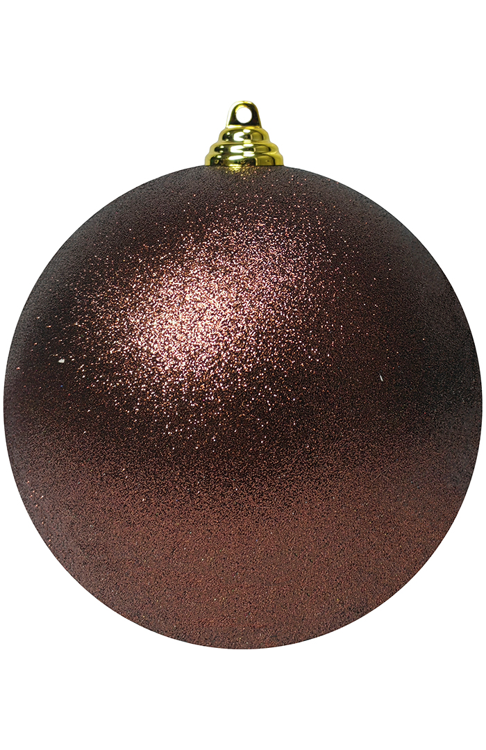 Пластиковый шар Искристый от 12 до 50 см коричневый